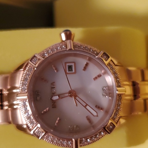 NWT Invicta Lady Angel rose gold watch - Picture 4 of 8